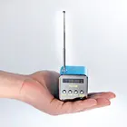 Портативный цифровой FM-радиоприемник TD-V26, миниатюрный FM-радиоприемник с ЖК-дисплеем, стерео, громкий динамик, поддержка карт Micro TF
