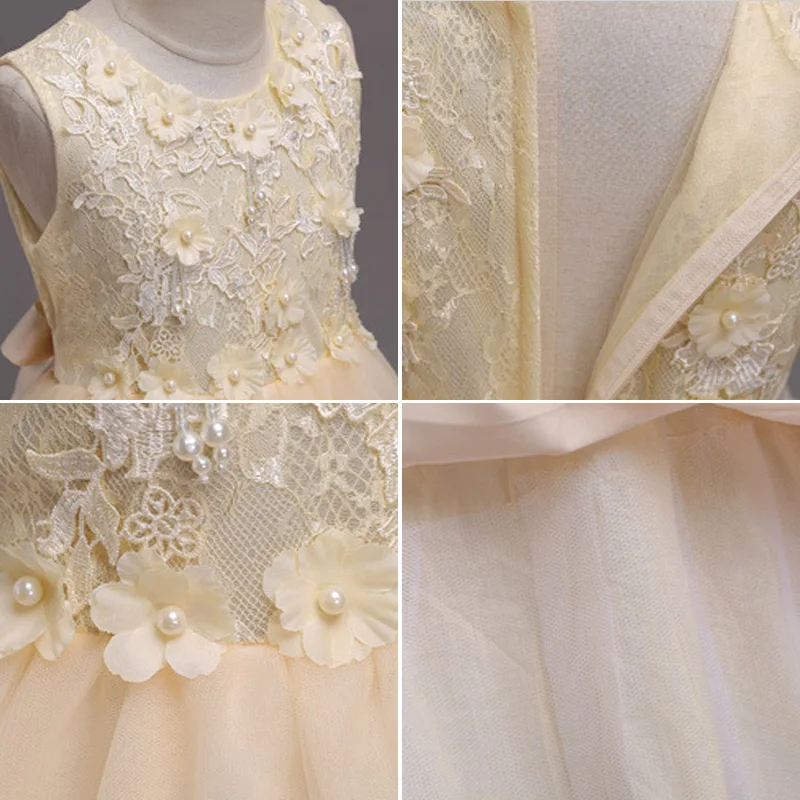 Детское платье для девочек крещения день рождения детей свадьба крещение одежда