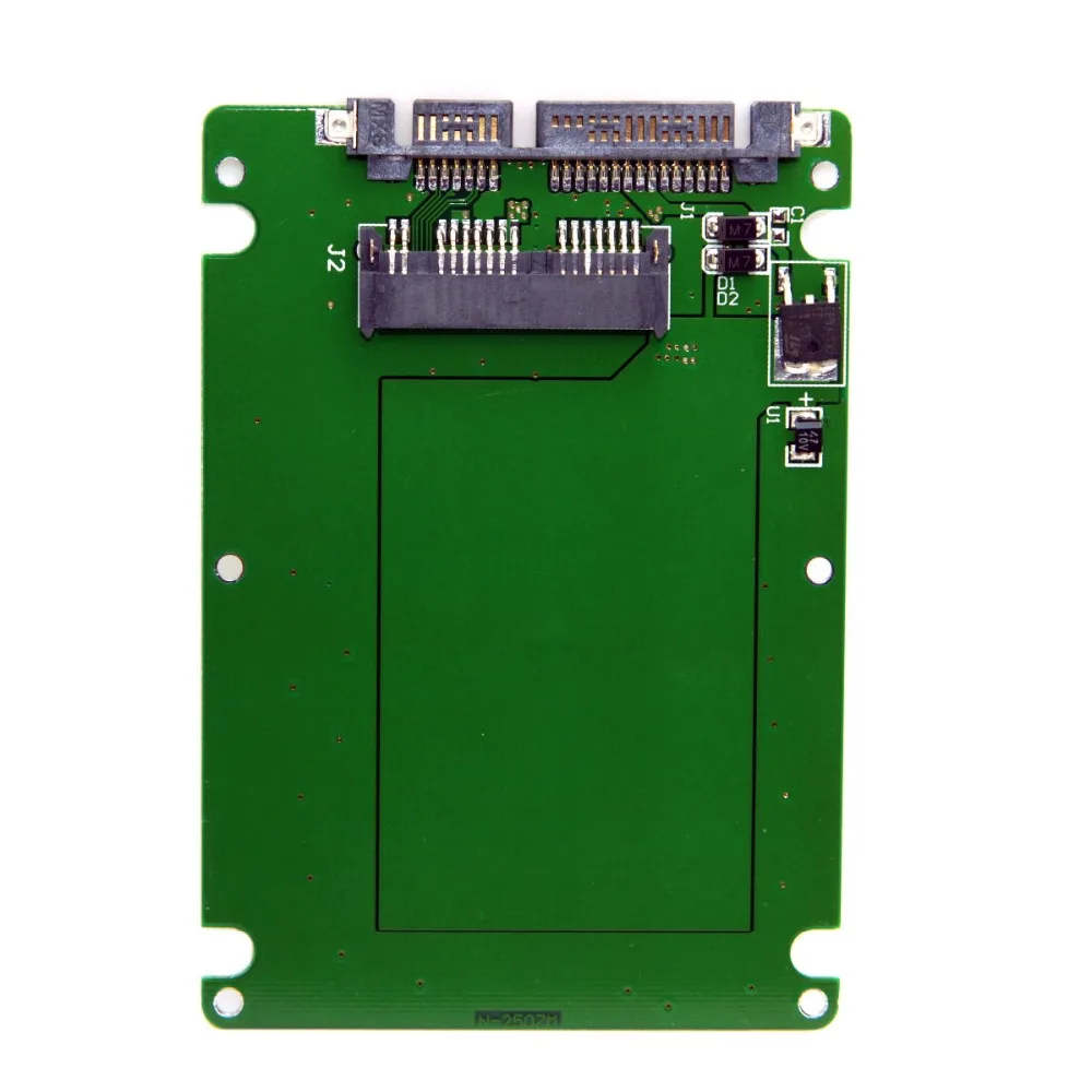Корпус для жесткого диска 1 8 дюйма Micro SATA 16pin SSD на 2 5 22pin 7 + 15 белый высота мм |