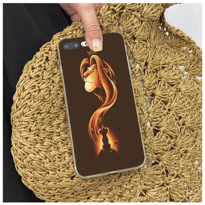Чехол для телефона с принтом короля льва iPhone 8 7 6 6S Plus X XS XR XSmax 7plus 8plus | Мобильные
