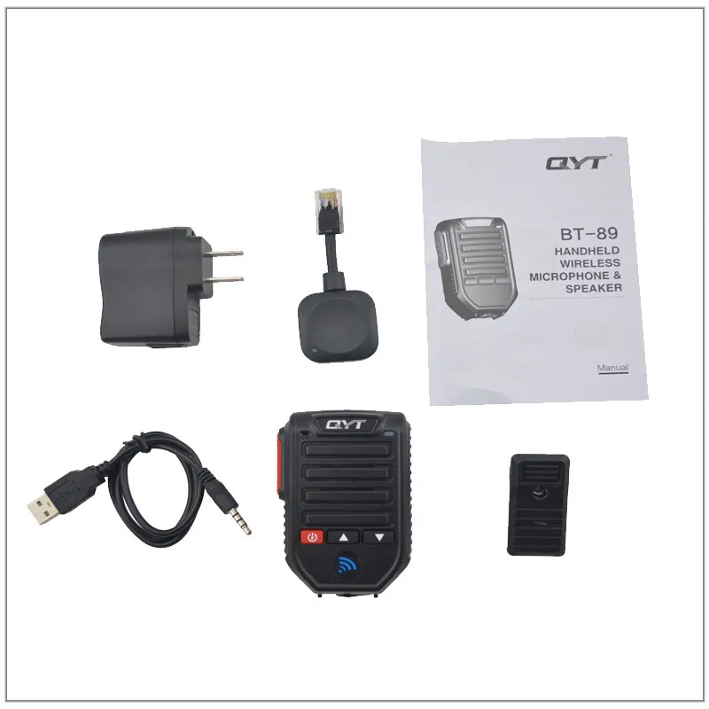 QYT BT-89 BT89 BLUETOOTH беспроводной ручной микрофон и динамик 8 pin для QYT KT-8900, KT-8900R, KT-7900D, KT-8900D мобильное радио