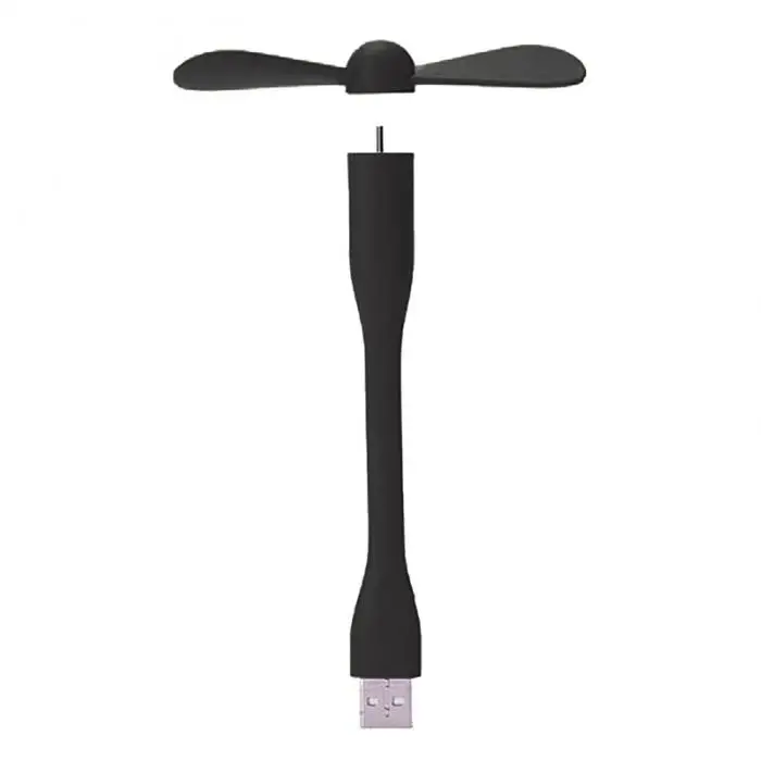 Стиль USB вентилятор супер немой маленький вентилятор Портативный Гибкий мини вентилятор для ноутбука компьютера QJY99