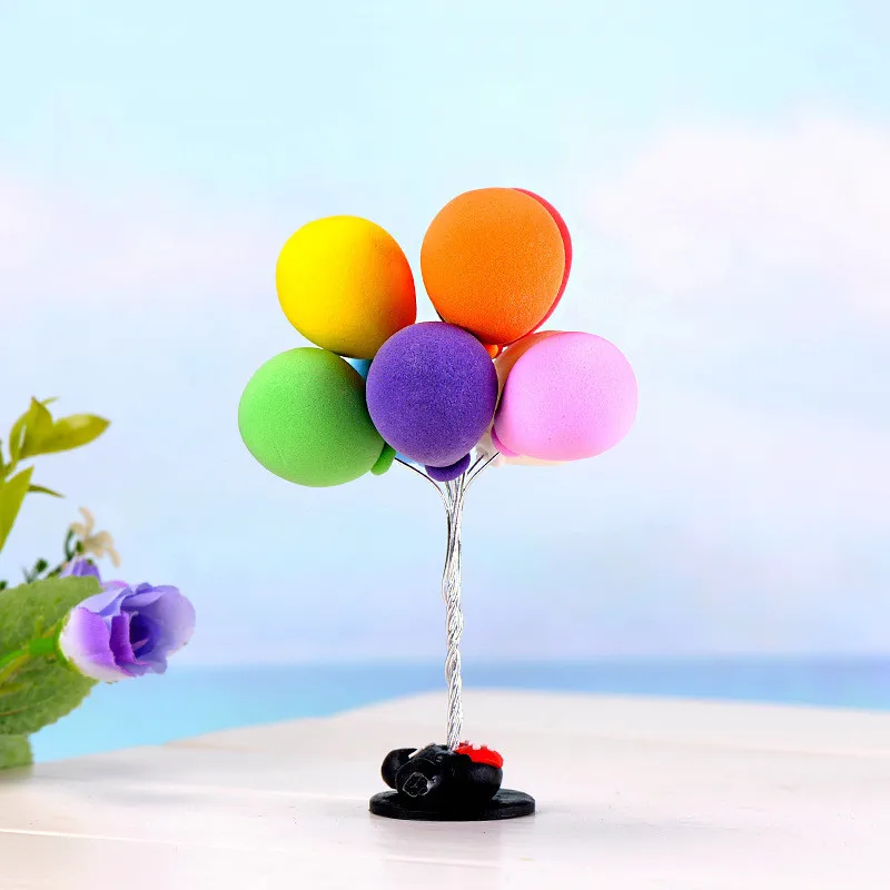 Моделирование ПВХ воздушный шар модели аниме Рисунок мультфильм микро пейзаж