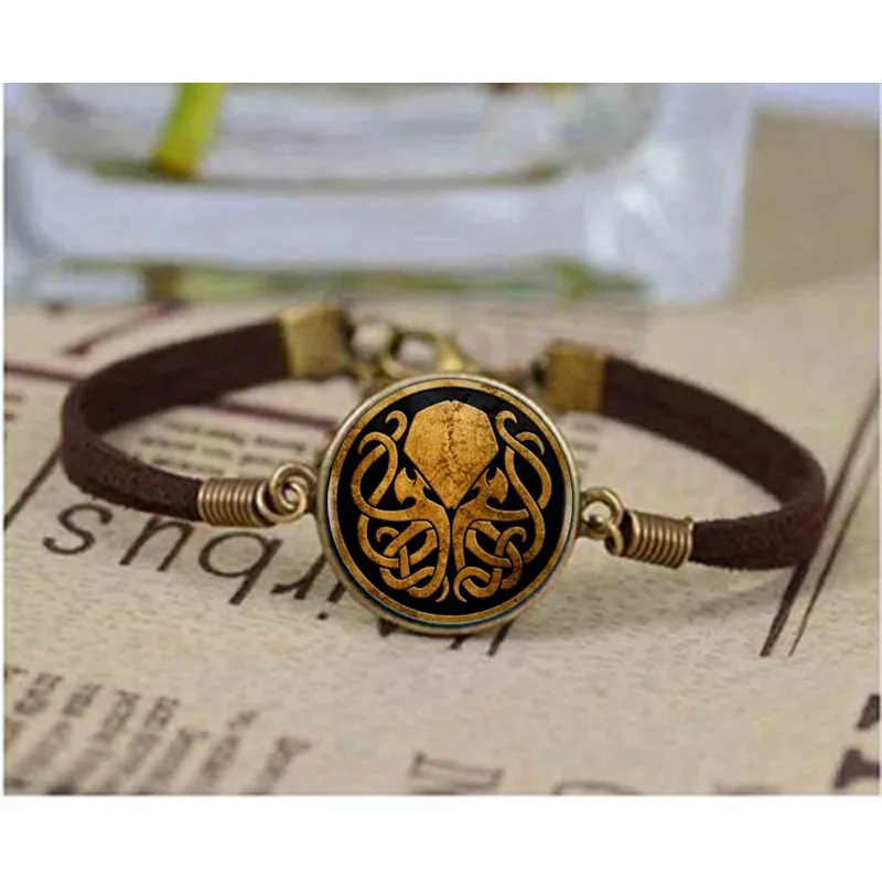 1 шт./лот Cthulhu браслет бронзовый медный длинный винтажный женские ювелирные