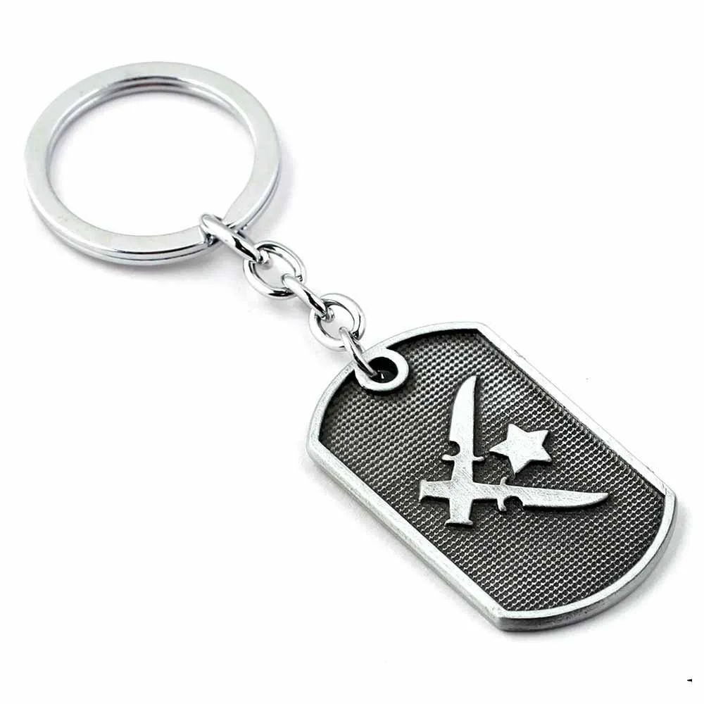 Игра csgo ожерелье-чокер из нержавеющей стали счетчик Strike CS GO металлические брелки