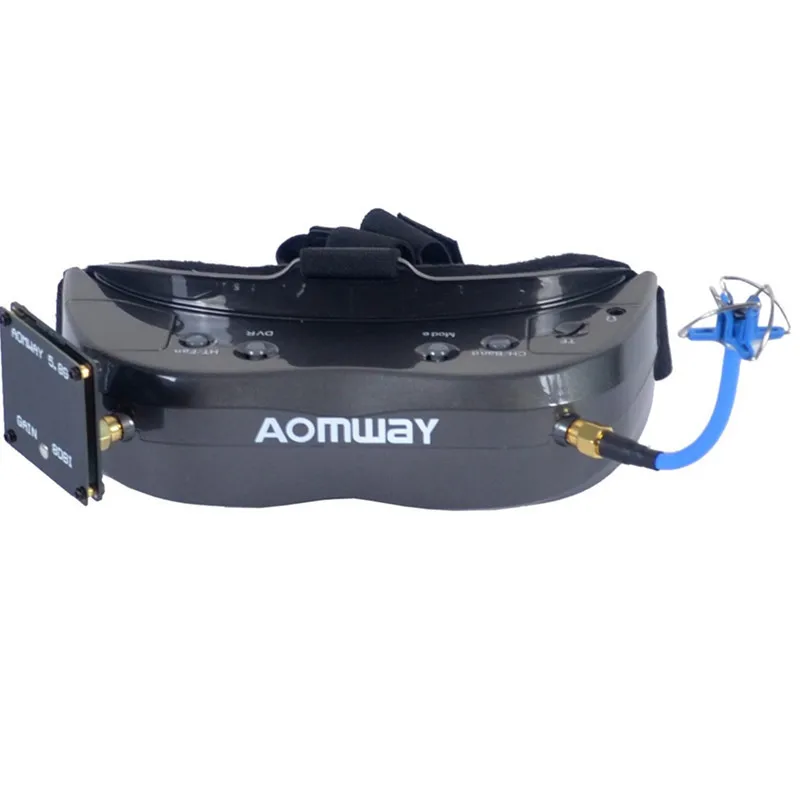 

New Hot Aomway Commander Goggles V2 3D 5.8G 64Ch 1080P 800X600 SVGA FPV Video Headset Support HDMI DVR FOV 45 For RC Model