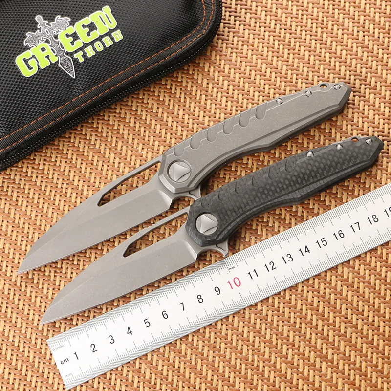 Green Thorn marfione Флиппер складной нож для ежедневного использования M390 стали