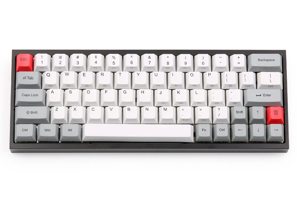 Краситель-sub Вишневый профиль keycap PBT 64 клавиши в пределах 2U левый сдвиг для GK64 механический keybvoard