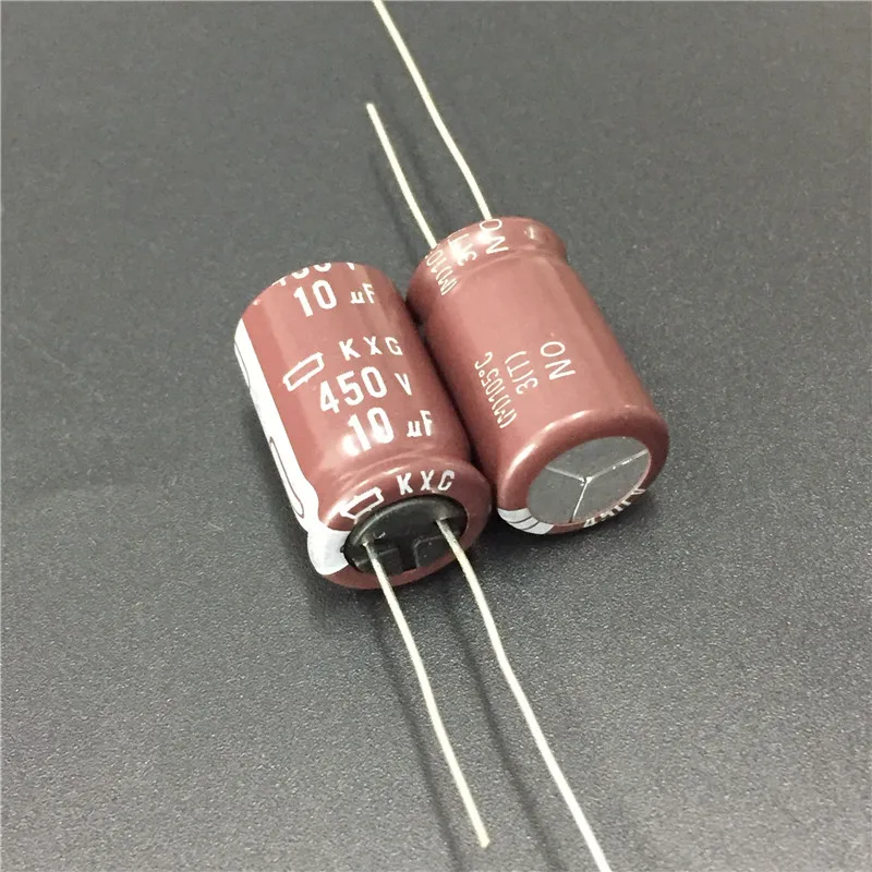 5pcs 10uF 450V NCC KXG Series 12.5x20mm Long Life High reliability 450V10uF Aluminum Electrolytic Capacitor | Электронные