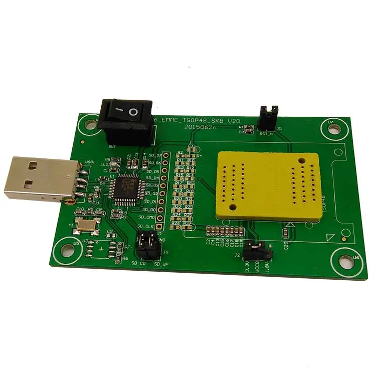 EMMC153/169 флип шрапнель на USB испытательное сиденье чип eMMC восстановление данных