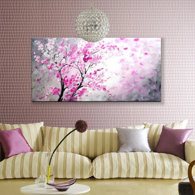 

Handpainted 3D Flower Knife Oil Painting On Canvas Beautiful Flower Home Decoration Flower Art Picture Modern Art Pastoral Style