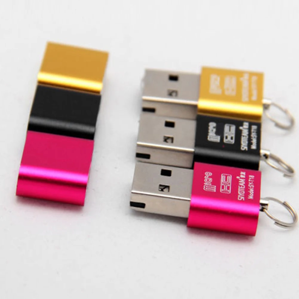 Высокоскоростной USB 2 0 Micro SD TF кардридер адаптер легкий портативный мини