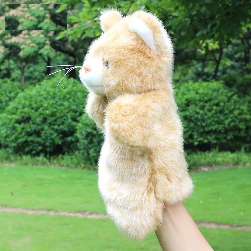 2color finger puppets cat doll Plush Toys for kids/Kids /2 pcs group/glove Give children gift pendant|gift seal|gifts f1 fansgift lighter |