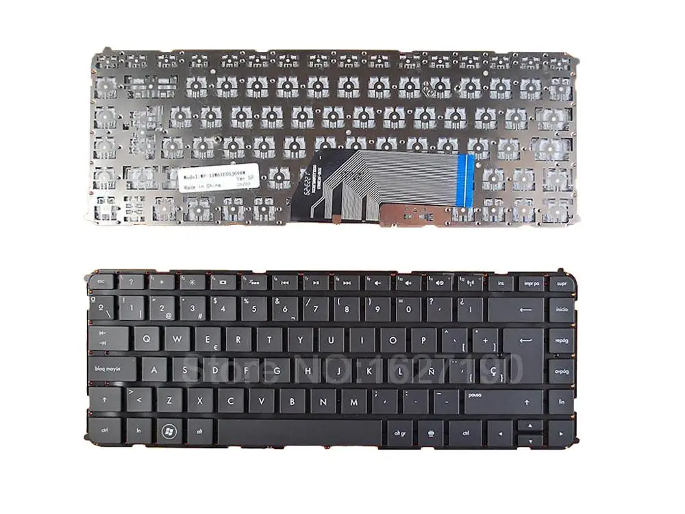 

SP/Spanish Keyboard for HP ENVY4-1000 BLACK without foil PN:MP-11M63E0SJ6982 New Laptop Keyboards With