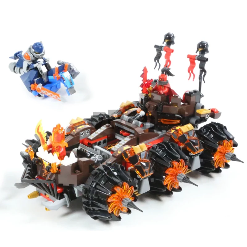 10518 14018 Nexus Knights Siege модель машины Строительные наборы совместимы с lego 8017 3D кирпичи