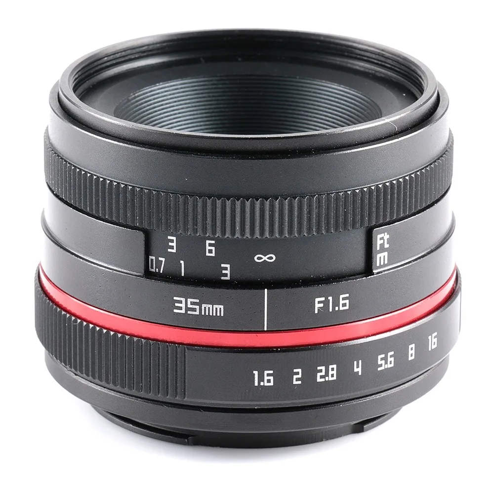 35 мм F1.6 маленький широкоугольный ручной APS C объектив для камеры Olympus Panasonic M43 MFT EP5