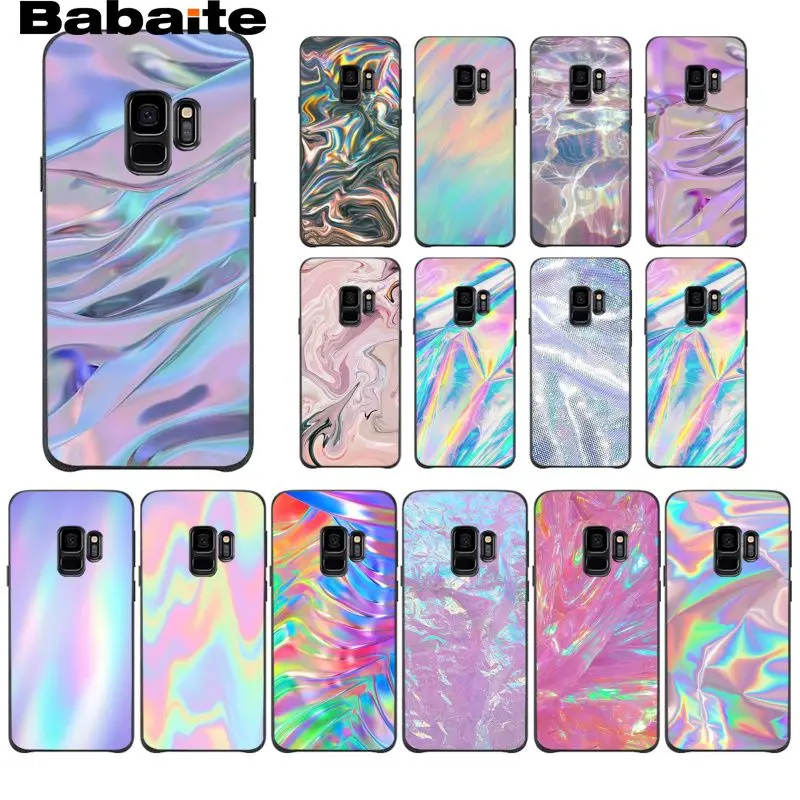 Радужный голографический телефонный чехол Babaite для Samsung Galaxy S20 S9 plus S7 edge S10 Plus S10E