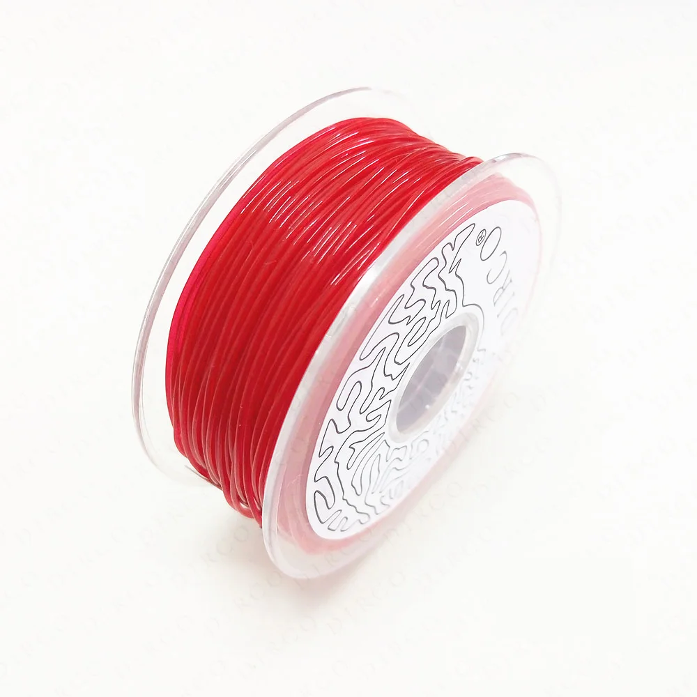 04 Red 200TSC10 О пригодности 1,0 мм 200 м Кристальные ЭЛАСТИЧНЫЕ НИТИ растягивающиеся шнуры Для Бисероплетения DIY Ювелирные изделия Аксессуары для крафтинга шнуровки - Цвет: 04 Red 200TSC10