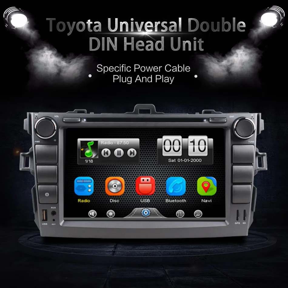 Автомобильный DVD плеер 2Din GPS навигатор радио Bluetooth стереосистемы с камерой