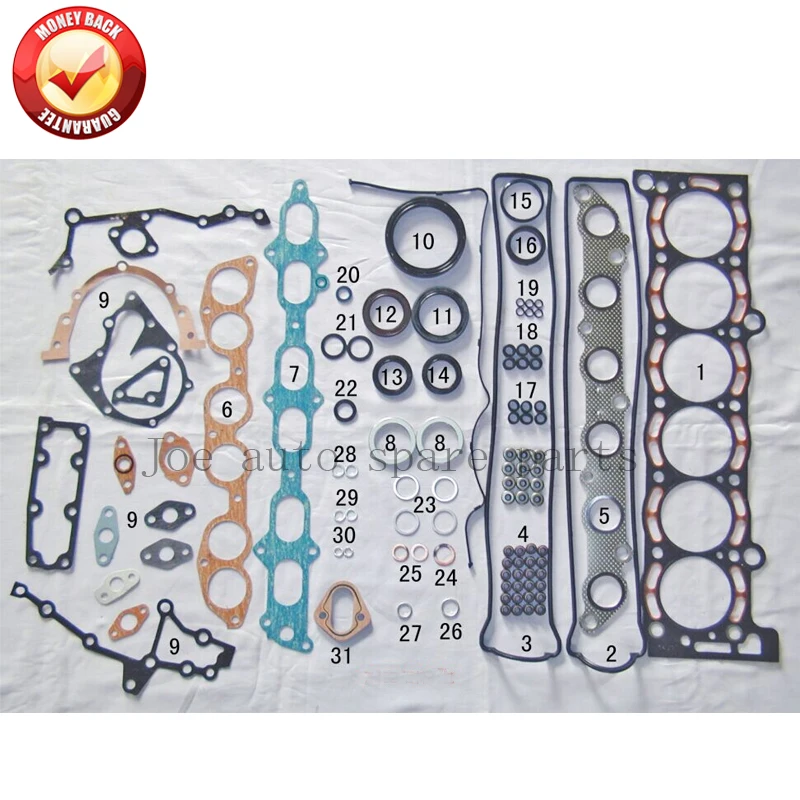 

7MGE 7MGTE Engine Full gasket set kit for Toyota Supra/Cressida/Crown/Soarer 3.0L 2954cc 1986-1993 04111-42023 04111-42033