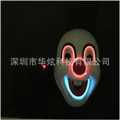 Маска клоуна со светодиодной подсветкой на новый год 2017 | Дом и сад