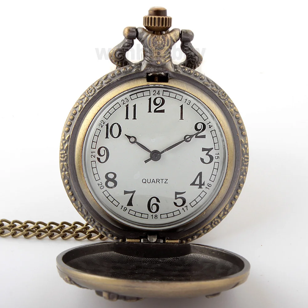 Антикварные кварцевые карманные часы стимпанк винтажный элегантный дизайн