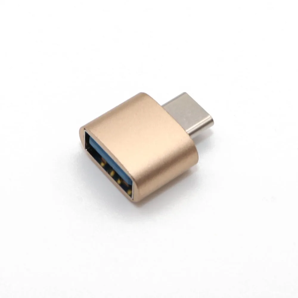 TingDong 1 шт. переходник с Type C на USB OTG металлический адаптер штырь гнездо для
