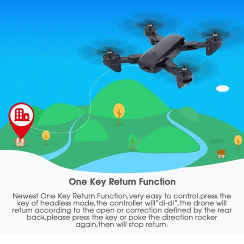 Teeggi SG701 WiFi FPV RC селфи Дрон с двойной камерой 720P HD 2,4 ГГц складной Квадрокоптер Дрон Вертолет VS Visuo XS809HW SG700