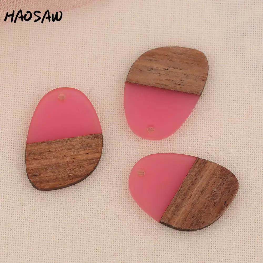 HAOSAW Choose 6 шт./лот необычная овальная/полудеревянная полуполимерная/Сделай сам