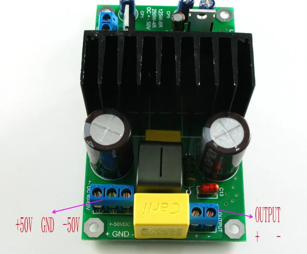 

Плата моноблока усилителя L15DSMD IRS2092S, 250 Вт, класс D