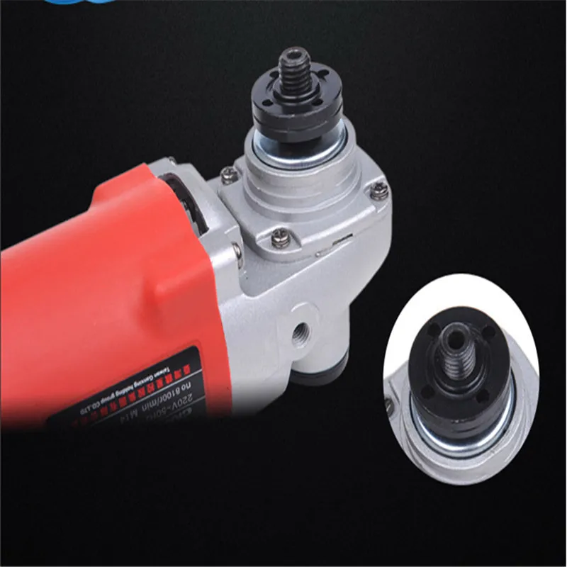 Electric 1400w marble granite wet Stone Polisher grinder sander Hand Grinder Water Mill Variable Speed c/w 7 pcs polishing Pad |