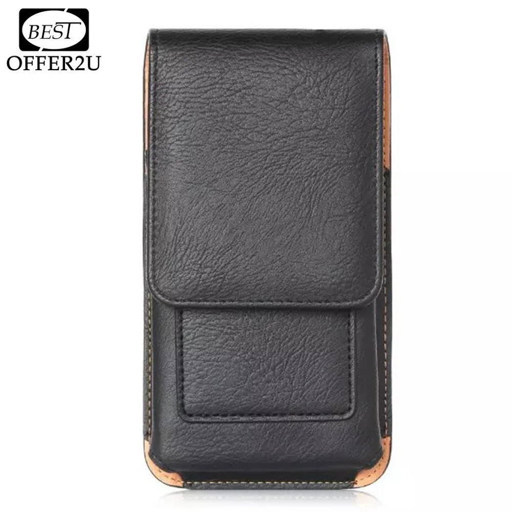 Bestoffer2U PU Leather Bag Case For iPhone 4 5 SE 5S 6s 7 Plus 6.3&quot Below With Clip 360 Degree Rotation Holster Bags Pouch | Мобильные