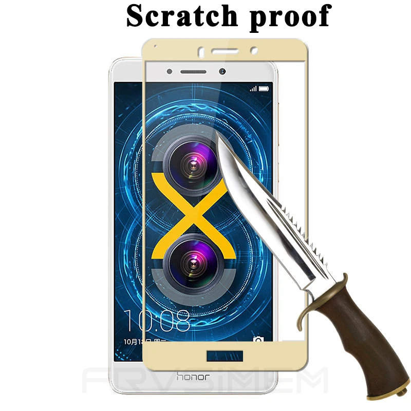 Защитное стекло с полным покрытием для Honor 6C Pro A6 Huawei 6A 6X X6 6 A C X защита экрана 9H