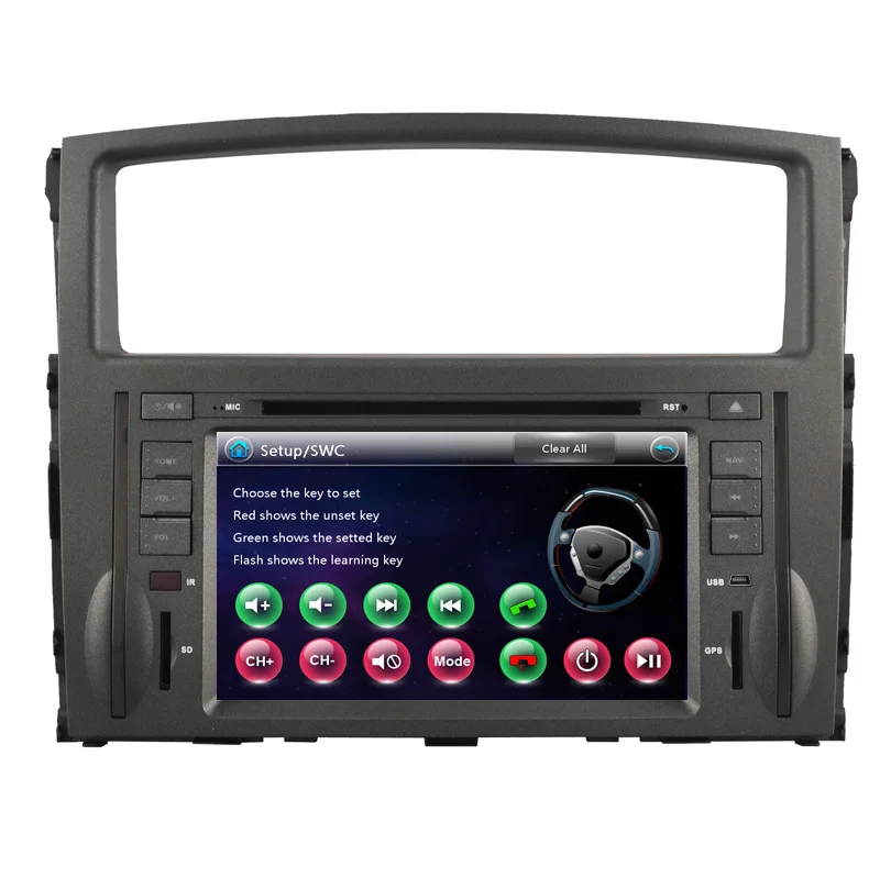 7-дюймовый HD автомобильный DVD-плеер с GPS навигационной системой для Mitsubishi Pajero V97 V93