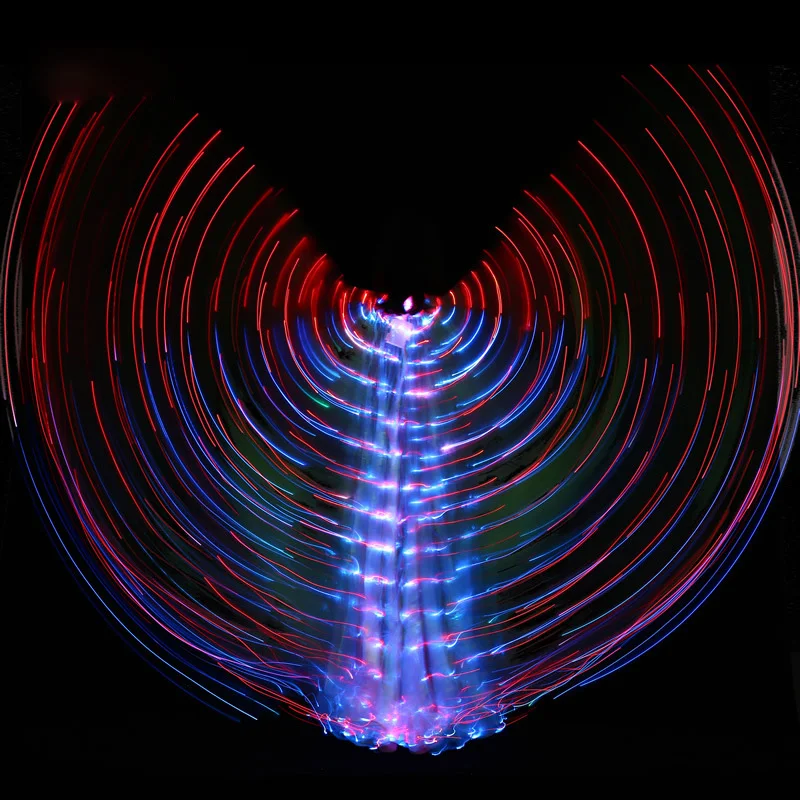 Женский костюм из оптоволокна крылья для египетского танца живота Isis индийского