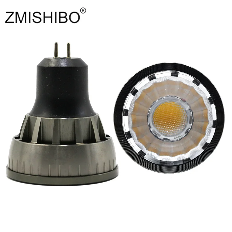 ZMISHIBO COB светодиодный ная лампа 5 Вт 220 В 50 мм диаметр алюминиевая чашка точечная с