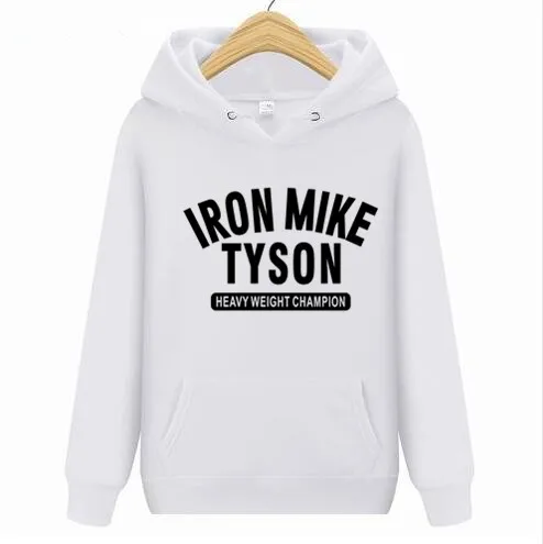 Мужская Новая толстовка с капюшоном Iron Mike Tyson BOX с буквенным принтом логотипа, топы, футболки, крутые толстовки большого размера, толстовки