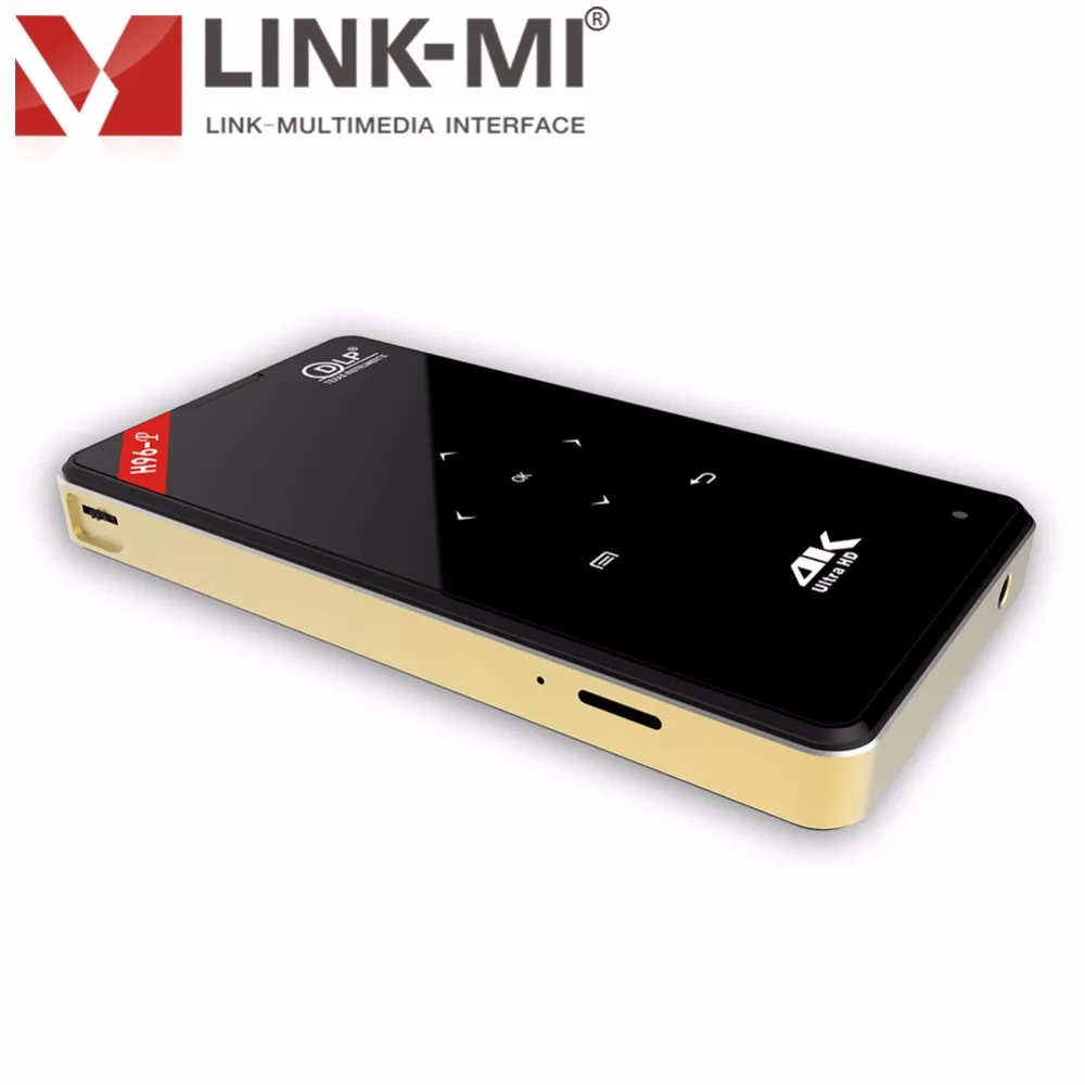 LINK MI H96 P (1 г + 8 г) Full HD DLP Smart проекторы android 1 Мультимедиа Видео светодио дный карман