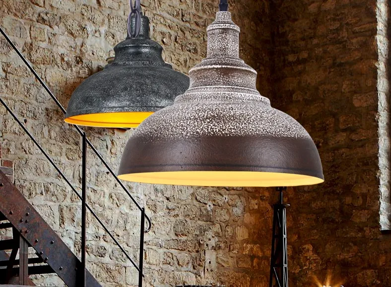 Винтажные подвесные светильники в стиле индастриал декоративная лампа лофт для