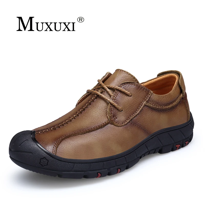 Мужские классические туфли оксфорды из натуральной кожи на плоской подошве|shoes brand men|shoes classicshoes fashion men |