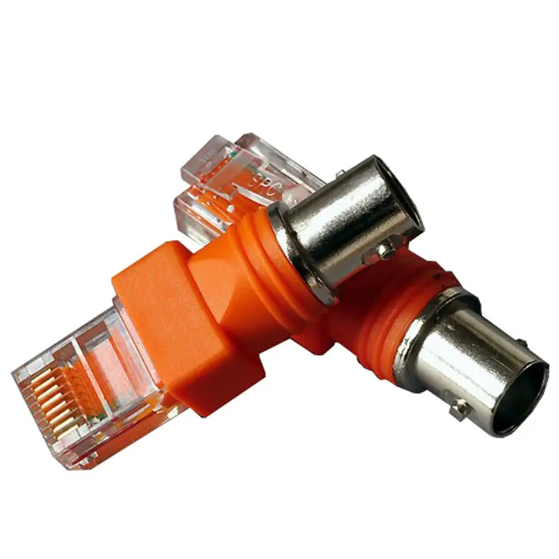 15 шт./лот адаптер BNC Мама-папа RJ45 разъемы RJ45-BNC аксессуары для монитора с