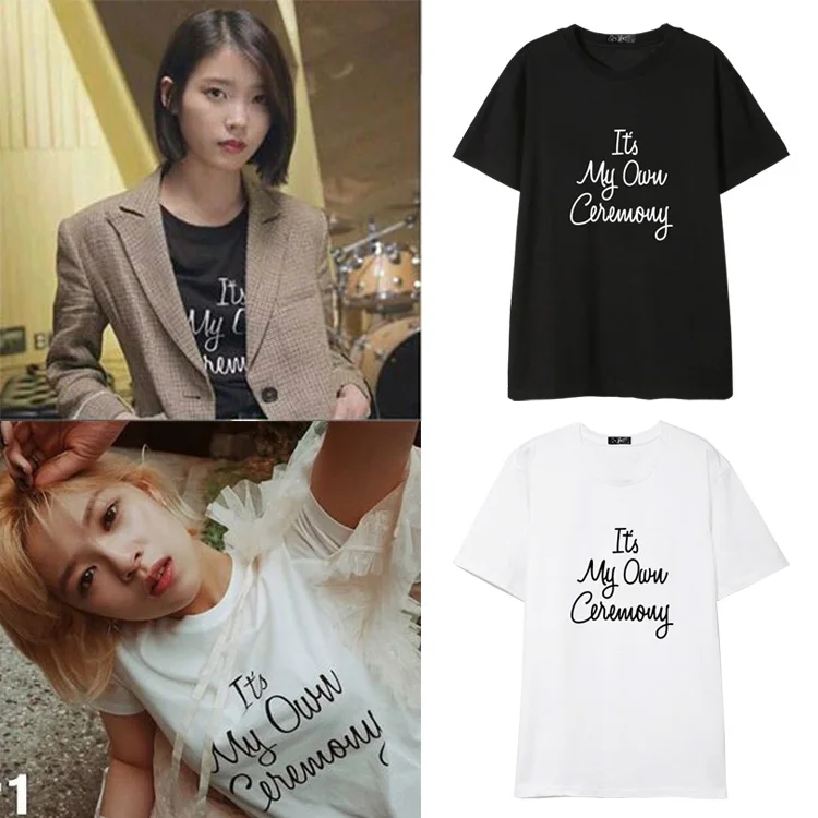 МЕ kpop это мой собственный церемонии смешные футболки в Корейском стиле из