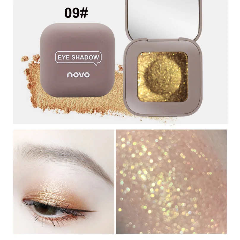 09 Блестящие тени для век Galaxy Makeup Palette Shimmer Matte Eye shadow Palette Shine Diamond Eyeshadow Powder Pigment Cosmetics - Цвет: 09