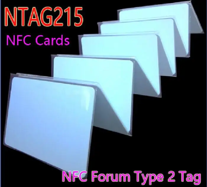 5pcs NTAG215 NFC Forum Type 2 Tag ISO/IEC 14443 A NFC Cards for All NFC Mobile Phone