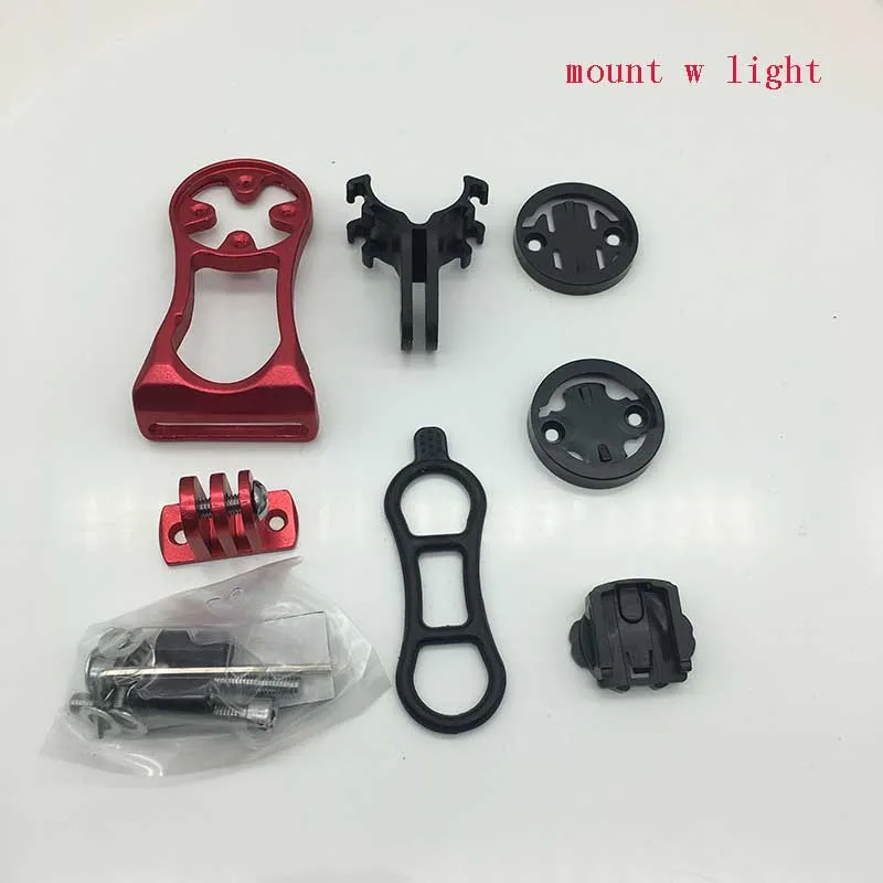 set 4 Велосипедный кронштейн, передний держатель для телефона, Garmin, Bryton, Cateye, I gps порт, велосипед gps компьютер, фара, камера GoPro Hero - Цвет: set 4