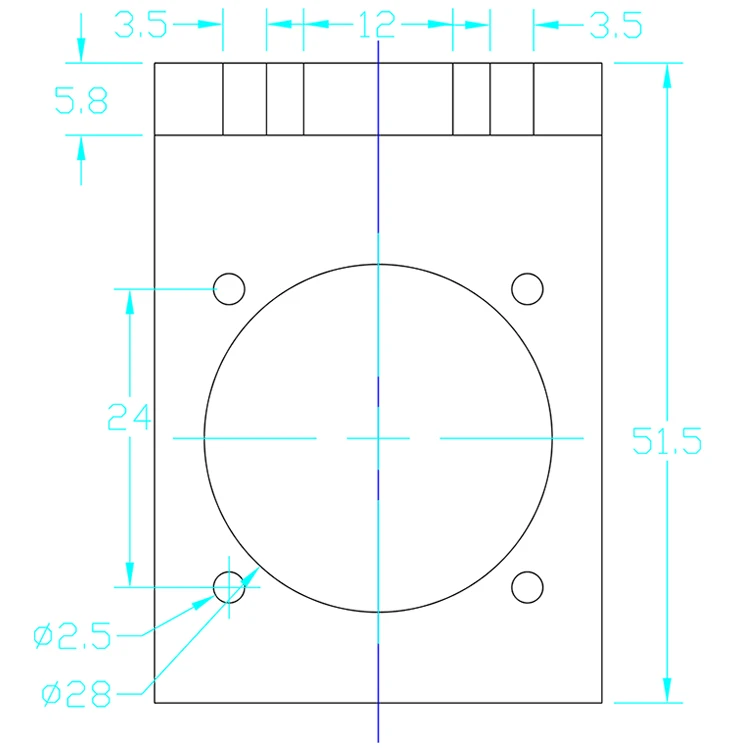 3D printer accessories all metal hot end fixed aluminum plate fan supportor integrated sand blasting oxidation | Компьютеры и офис