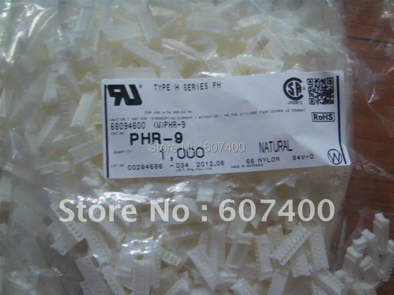 

PHR-9 CONN HOUSING PH 9POS 2MM WHITE Connectors terminal housing 100% New and original parts