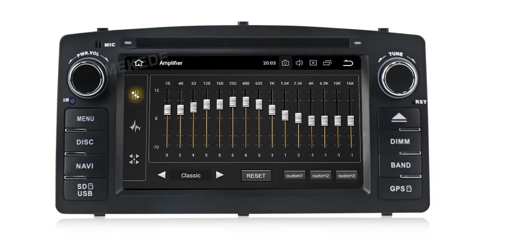 MEKEDE DSP 2G ram 16G rom Android 9,0 четырехъядерный автомобильный аудио dvd плеер gps для BYD F3 Toyota Corolla E120 2003-2006