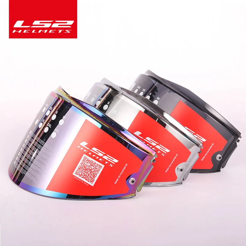 

LS2 Valiant helmet visor rainbow shield smoke colorful silver lens only for LS2 FF399 model with anti-fog patch holes