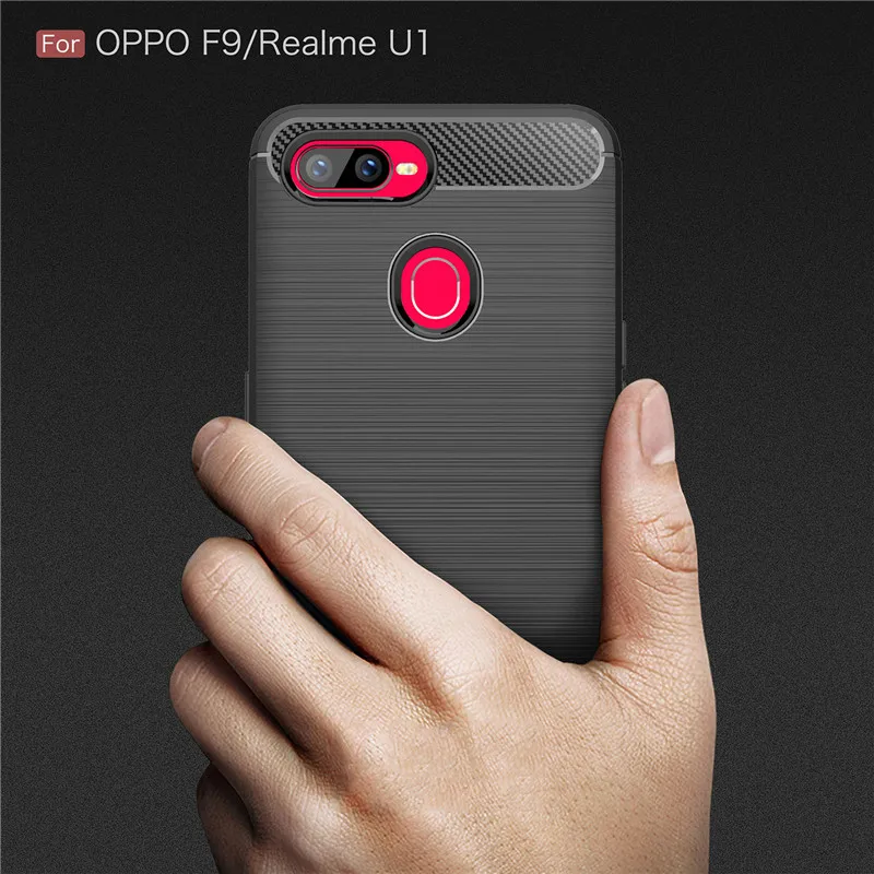 Чехол OPPO F9 чехол Pro противоударный силиконовый Матовый Бампер для мобильного